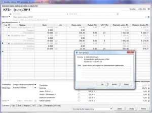Korekta - opis pozycji