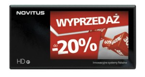 Novitus HD e - wyświetlanie reklam