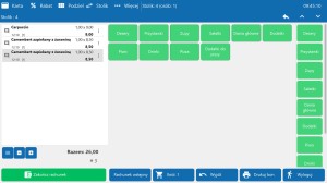 izzyREST POS - bonowanie rachunku