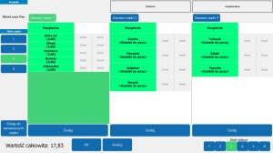 izzyREST POS - bonowanie pizzy
