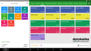 Dotykacka - ekran główny