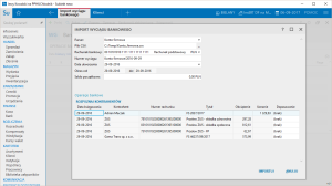 Import wyciągu bankowego z pliku