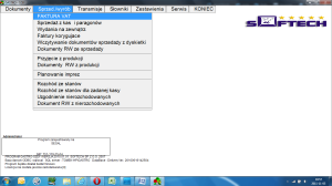 Program Gastro SZEF - rozliczanie sprzedaży