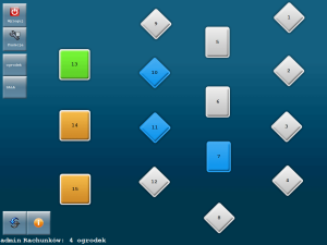 Program dla pubów, restauracji, kawiarni, kręgielni - X2Kasa - układ stolików