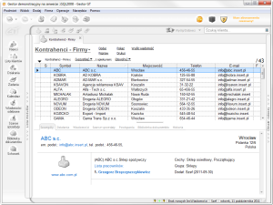 Moduł kontrahenci - Gestor GT