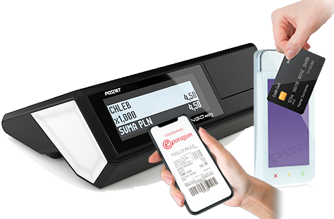 Posnet Bingo MAX2 - płatność BLIK oraz e-paragon